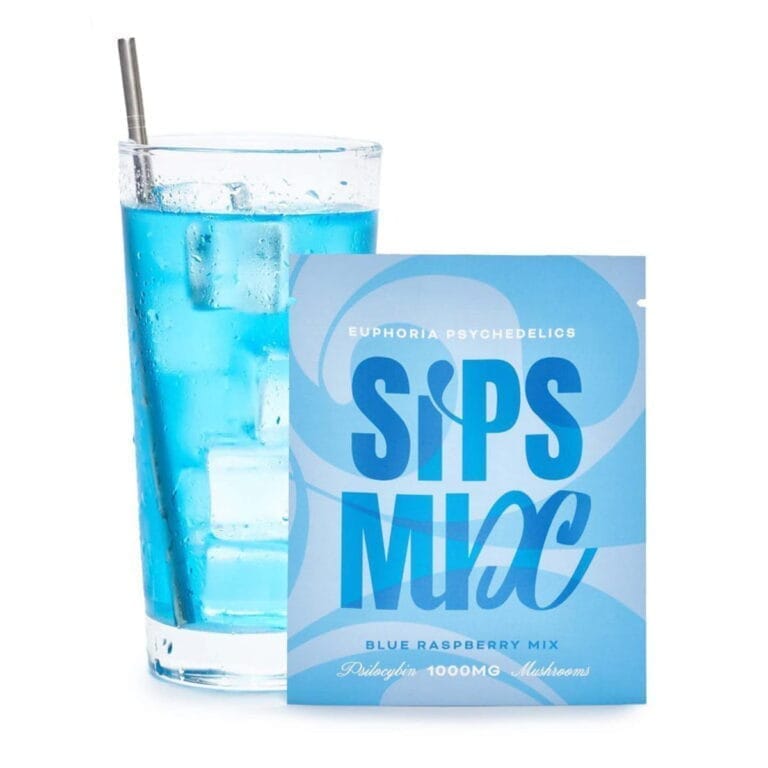 Euphoria Psychedelics - Blue Raspberry Drink Mix - Medibles Online