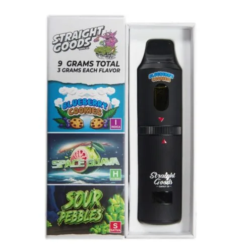 STRAIGHT GOODS Triple Chamber Vape 9 Gram