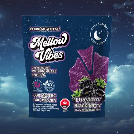 Mellow Vibes 1:1 THC & CBN Jellies
