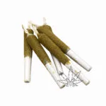 Distillate Infused Prerolls + Kief coating