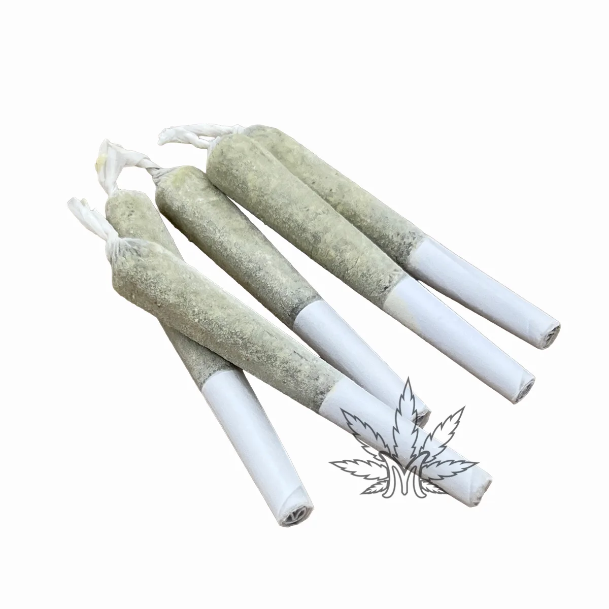 Distillate Infused Prerolls + THCa Crystal Coating