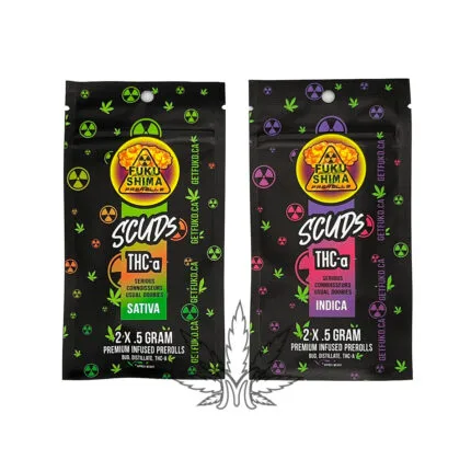 Fukushima SCUDS THC-A Infused Prerolls (2 x 0.5g)